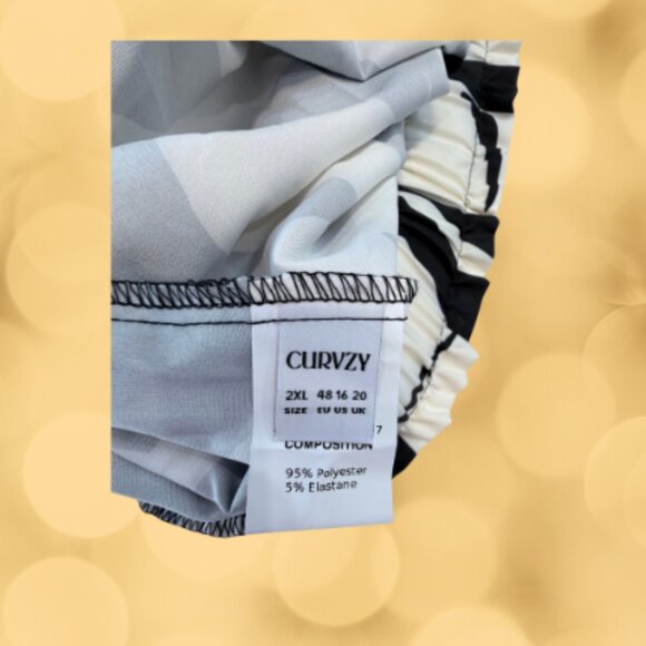 Curvzy Pull on Wide Leg Pants 2xl - Picture 4 of 4